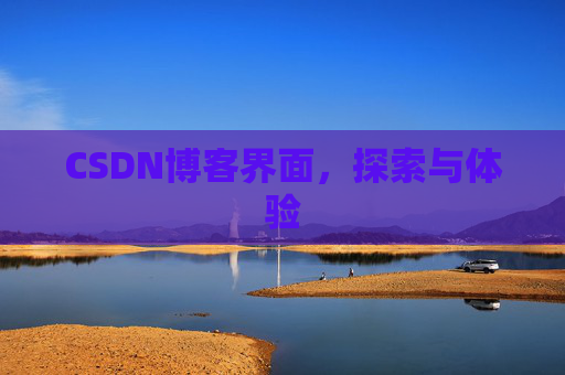 CSDN博客界面，探索与体验